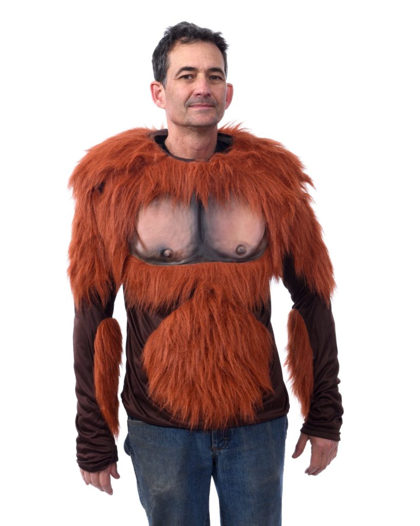 Orangutan Primate Costume Shirt | Costumes 4 Less C1008