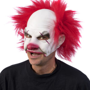 Carnival Creep Clown Halloween Mask scaled 1