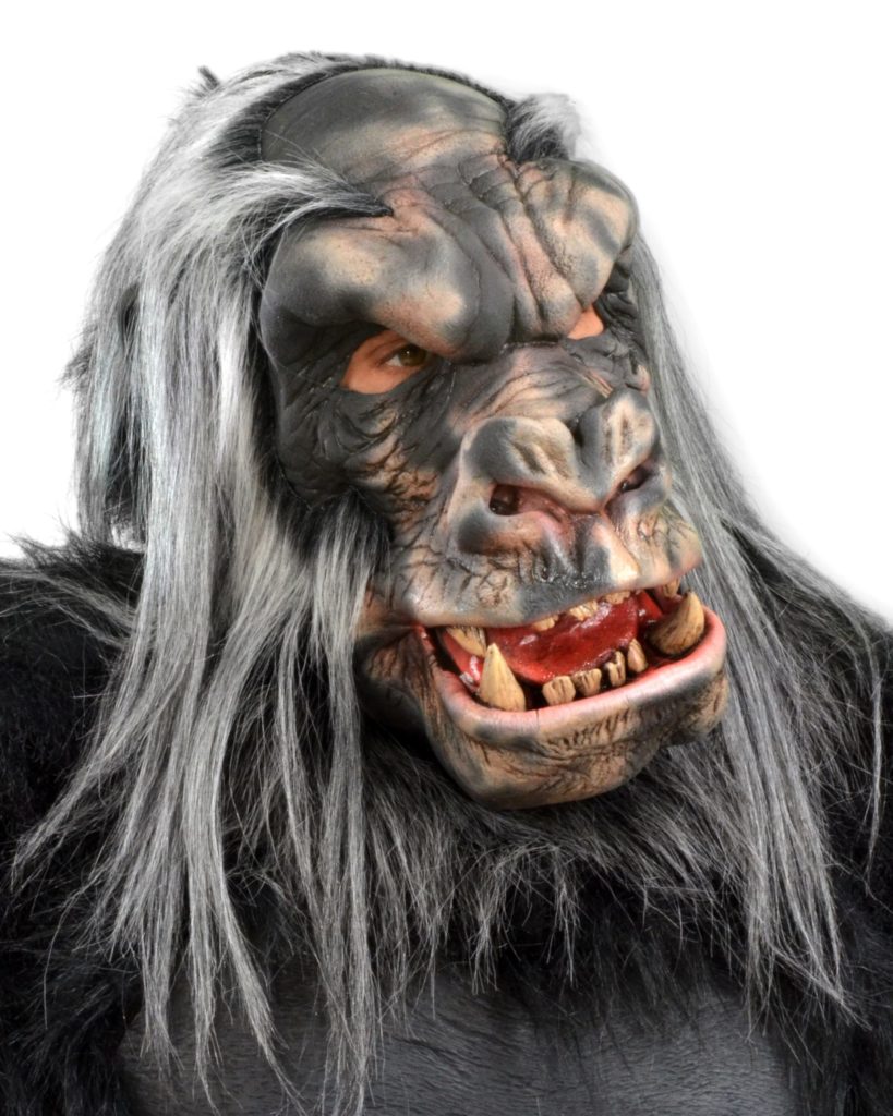 Ancestor, Primate Gorilla Ape Latex Face Mask | Costumes 4 Less MD1005