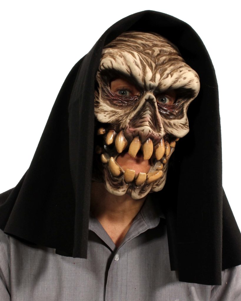 Numb Skull Skeleton Latex Face Mask | Costumes 4 Less N1044