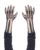 Skeleton Skull Bone Costume Latex Hands