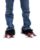 Bird Feet, Red Reptile Dinosaur or Dragon Latex Costume Feet Talons