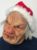 Grumpy the Elf with Santa Hat, Old Elf Mask Super Soft Latex Face Mask with Mouth Movement