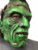 UV Green Glow Glued & Screwed Black Light Reactive Monster Latex Face Mask, Classic Frankenstein Monster
