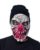 UV Glow Funny Bones Evil Clown Latex Face Mask