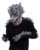 Sid the Silver Dragon Moving Mouth Latex Face Mask and Costume Kit-Medium