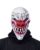 Last Laugh, UV Reactive Evil Clown Latex Face Mask with Moving Mouth