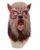 Werewolf She Wolf, Series 3000-Killer Wolf Brown Latex Face Mask a Be Something Studios Collectors Limited Edition