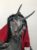 Demon Goat Costume Kit, Demon Devil Satyr Krampus Latex Face Mask